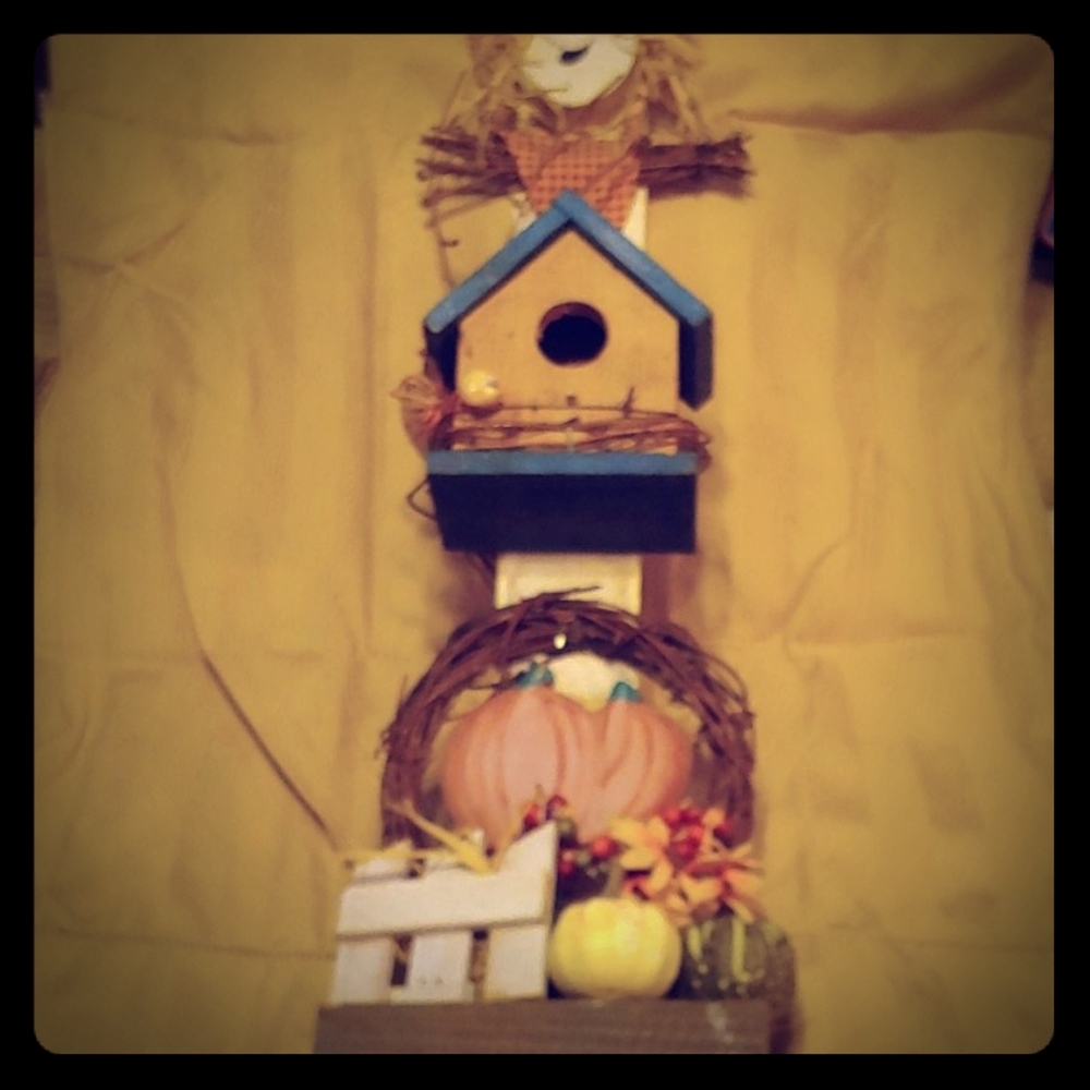A Fall Decor birdhouse